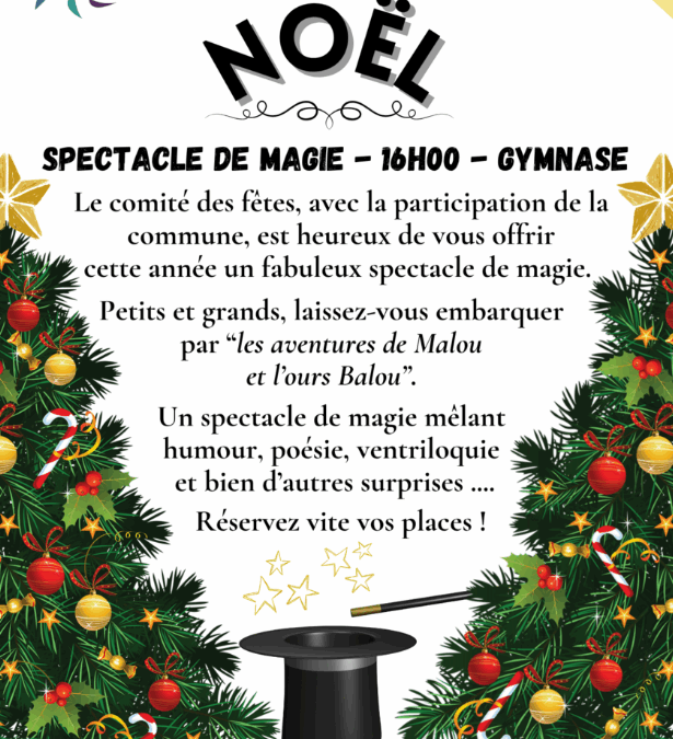HARAVILLIERS FETE NOEL – SAMEDI 6 DECEMBRE 16H