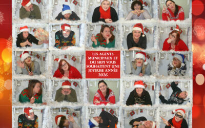En cette période festive, les agents municipaux tiennent à vous remercier pour votre confiance et votre bienveillance tout au long de l’année. 
