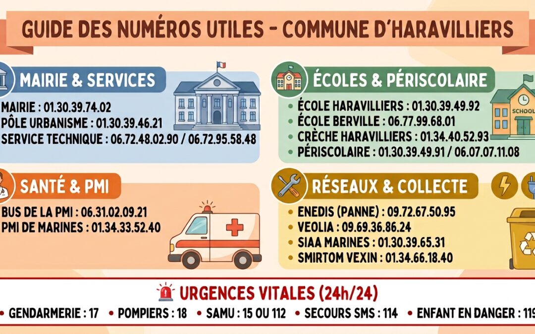 Les numéros utiles